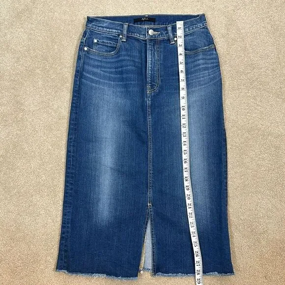 Denim Midi Skirt - Picture 5 of 7